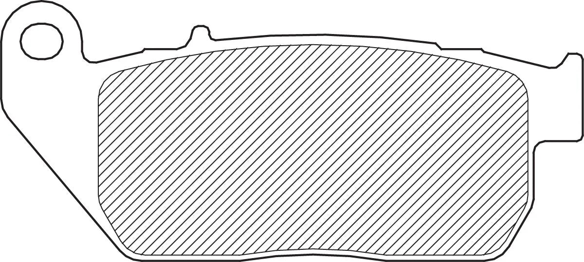 Drag Specialties Sintrede Metal Bremseklodser Til Harley/buell - For