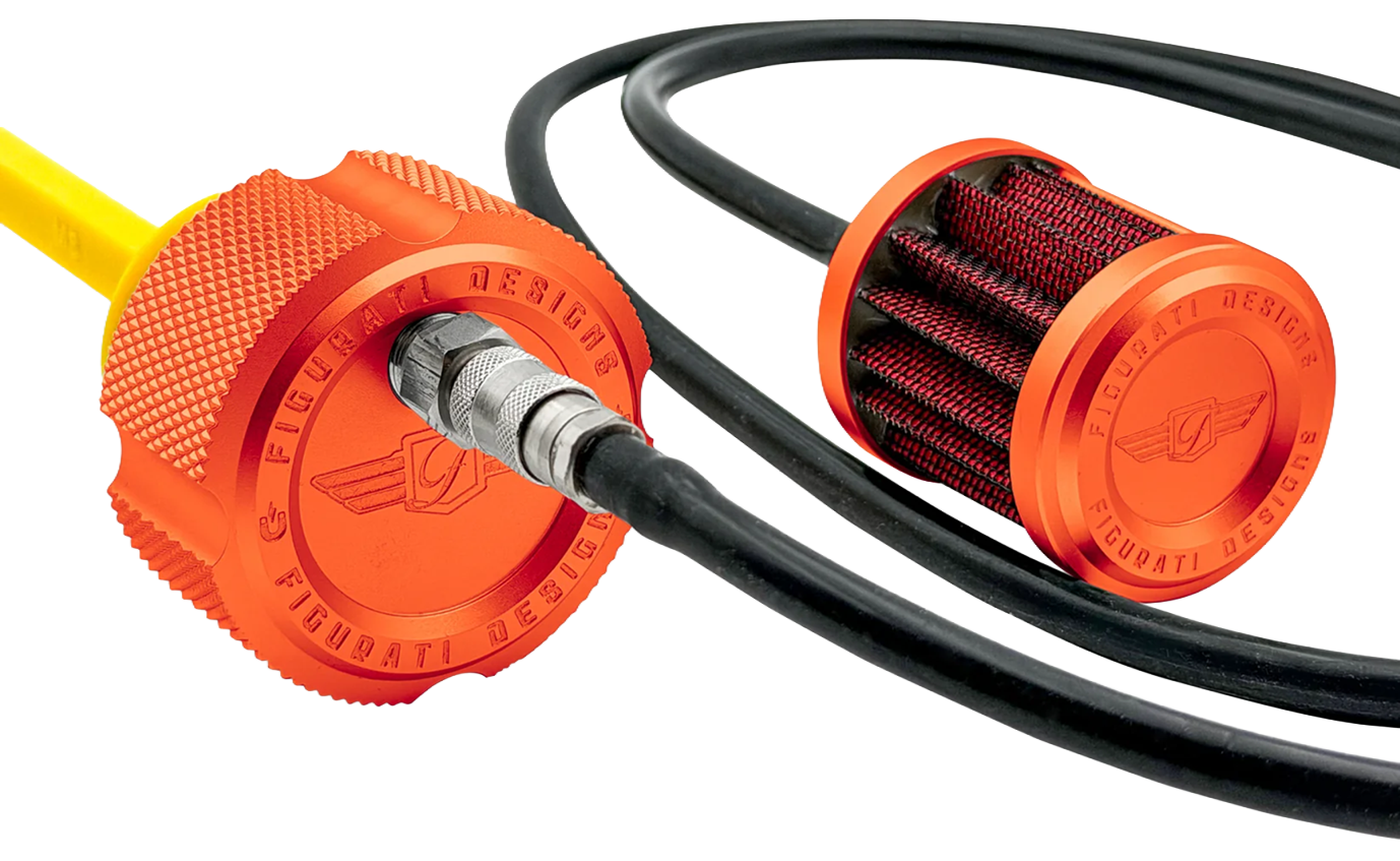 Figurati Designs Vented Dipstick Milwaukee Eight Touring – Gas- & Oil Tank