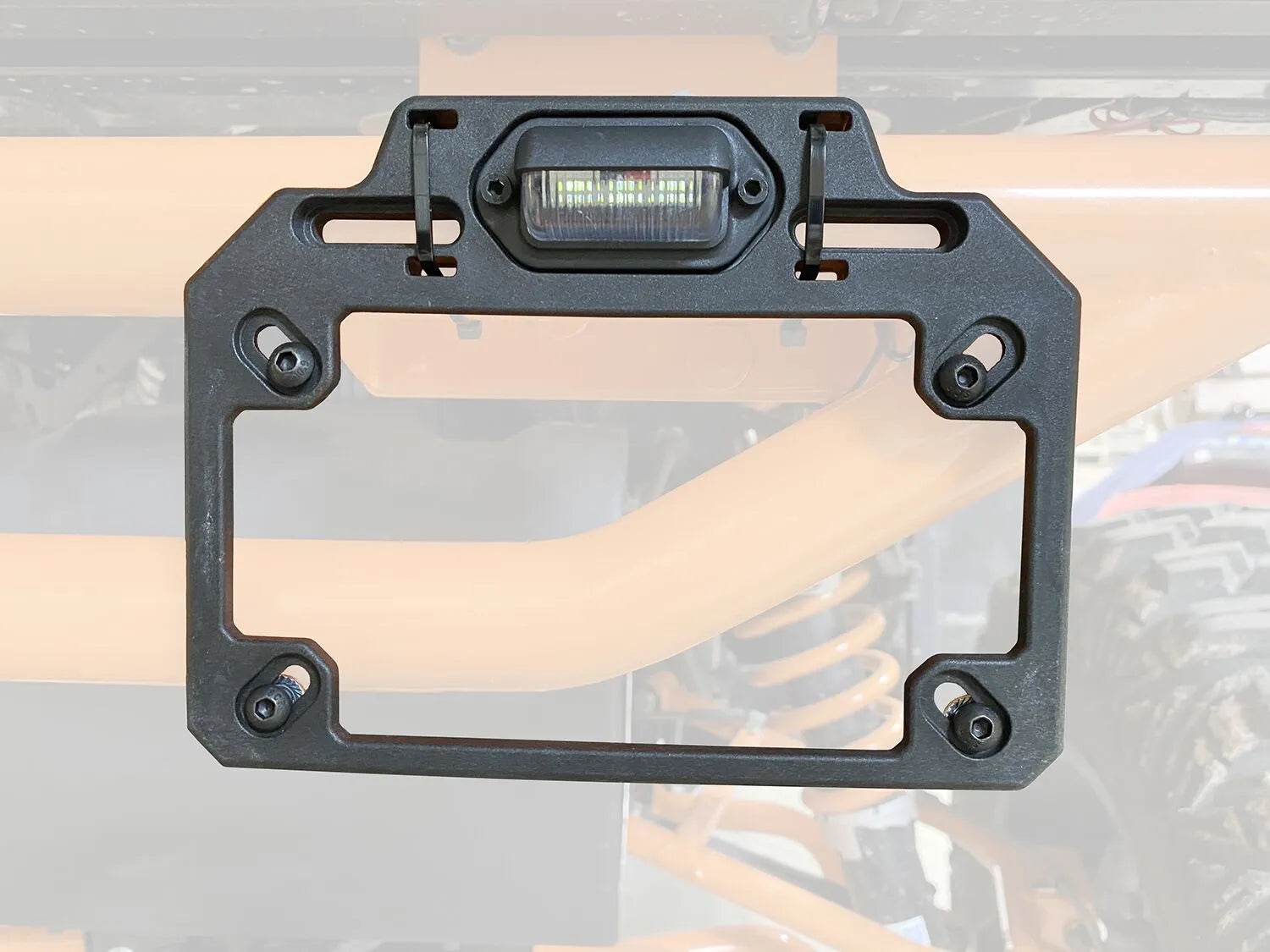 Moose Offroad License Plate Mount With Led Light