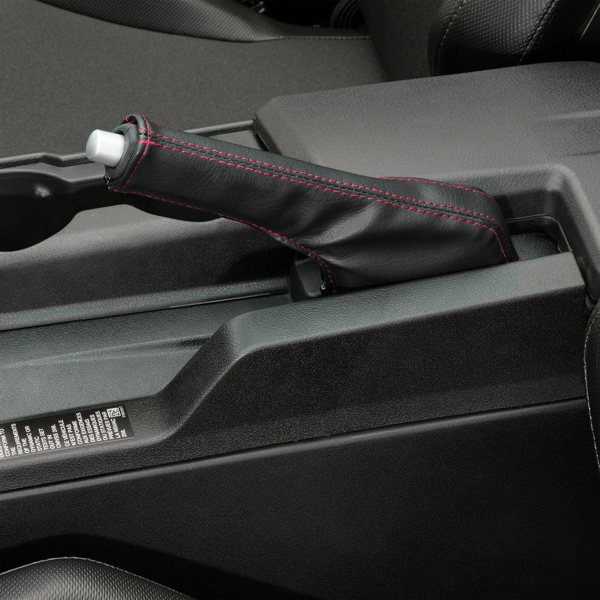 Show Chrome Kaliber E-Brake Handle Cover - Black/Red - H44-6RED