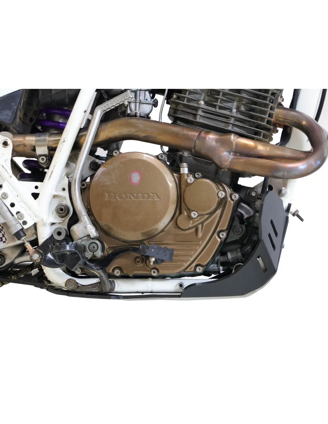 Axp Racing Adventure Skid Plate Black 8mm for Honda XR600R