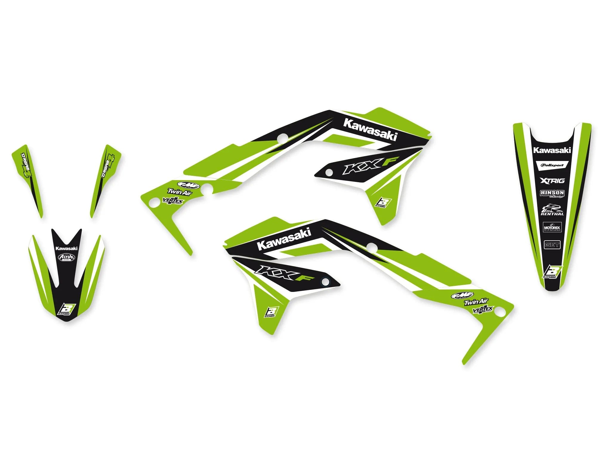 Blackbird Racing Dream 4 Graphics Kit For Kawasaki