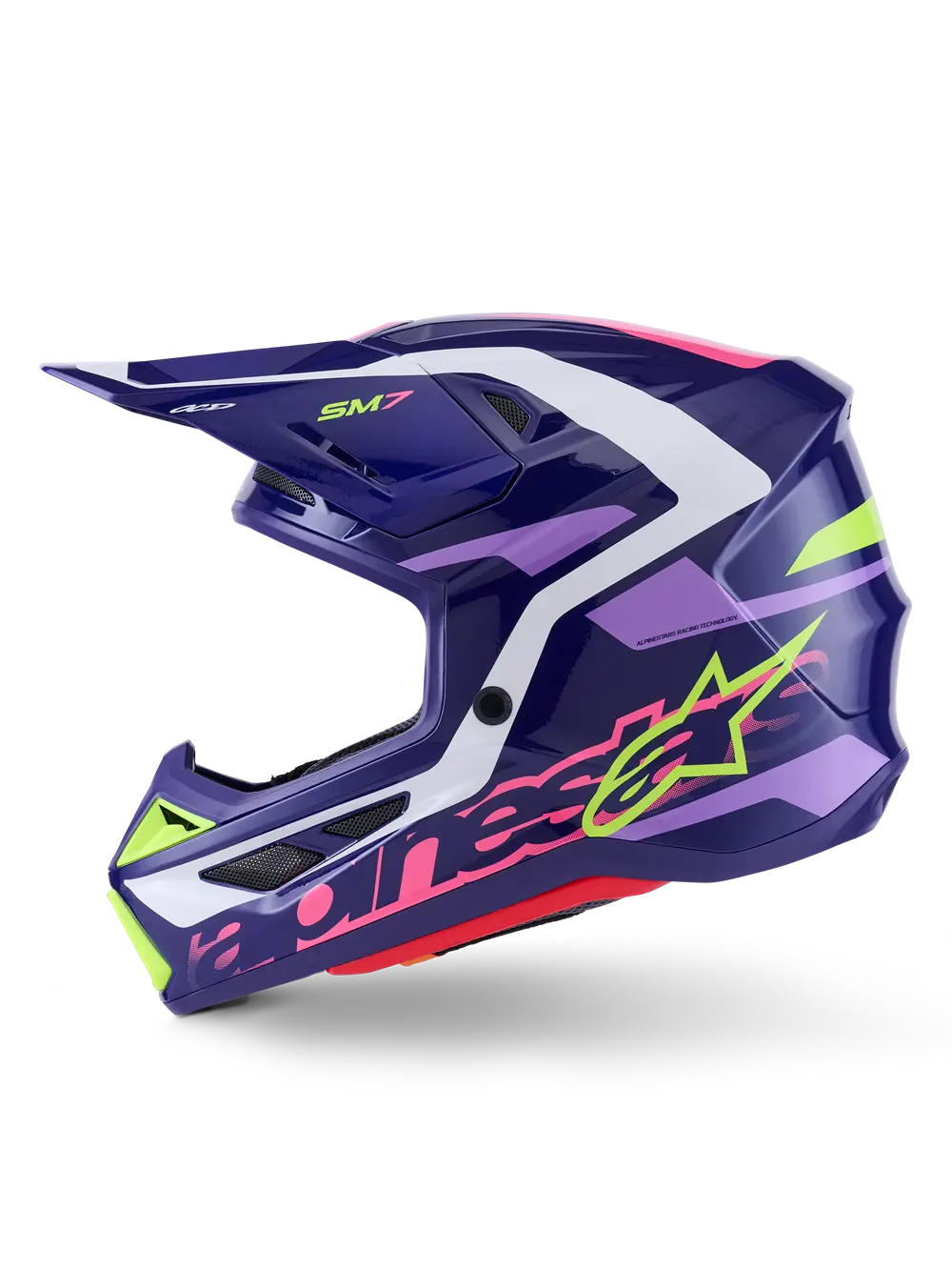 Alpinestars S-M7 Deed Helmet Purple/Pink