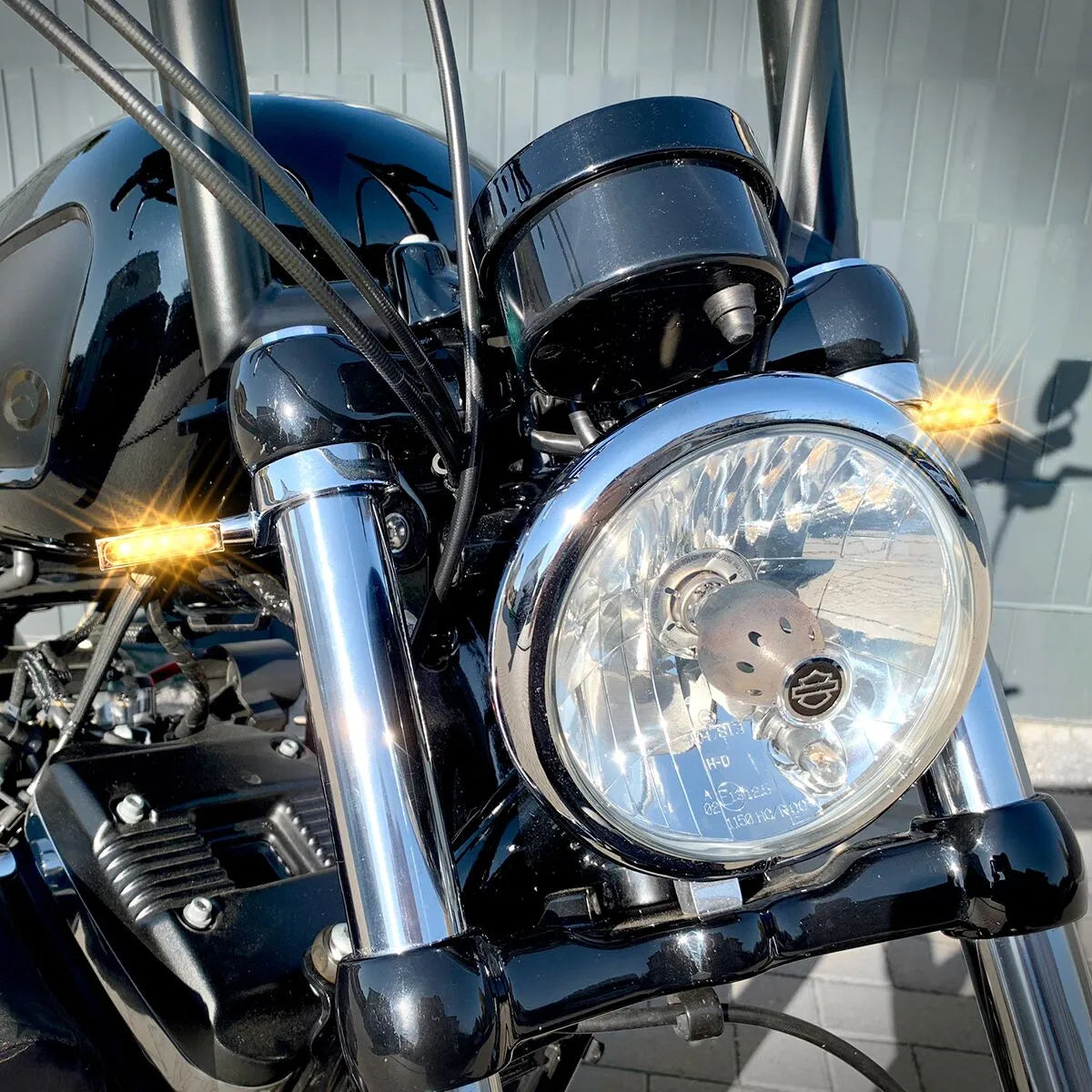 Heinz Bikes Led Turn Signal - Chrome Housing