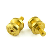 Pro Bolt Swingarm Spools Gold Aluminum