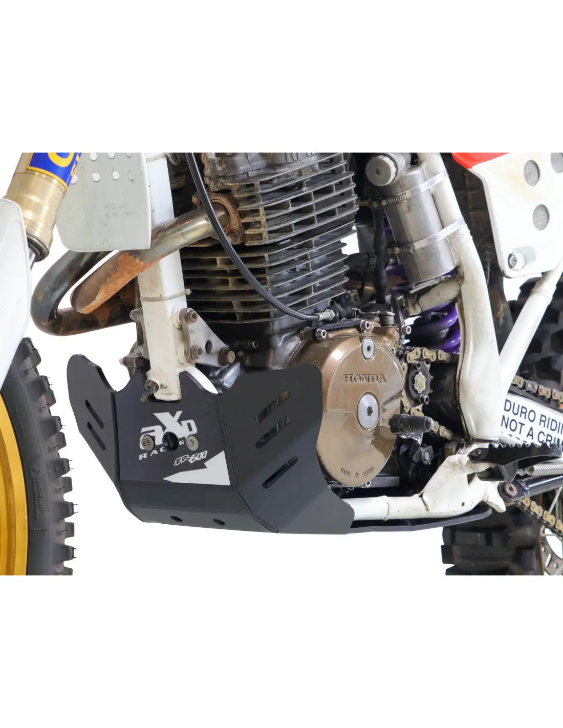 Axp Racing Adventure Skid Plate Black 8mm for Honda XR600R