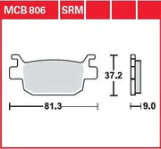 Trw Srm Series Sintered Scooter Brake Pads - Rear