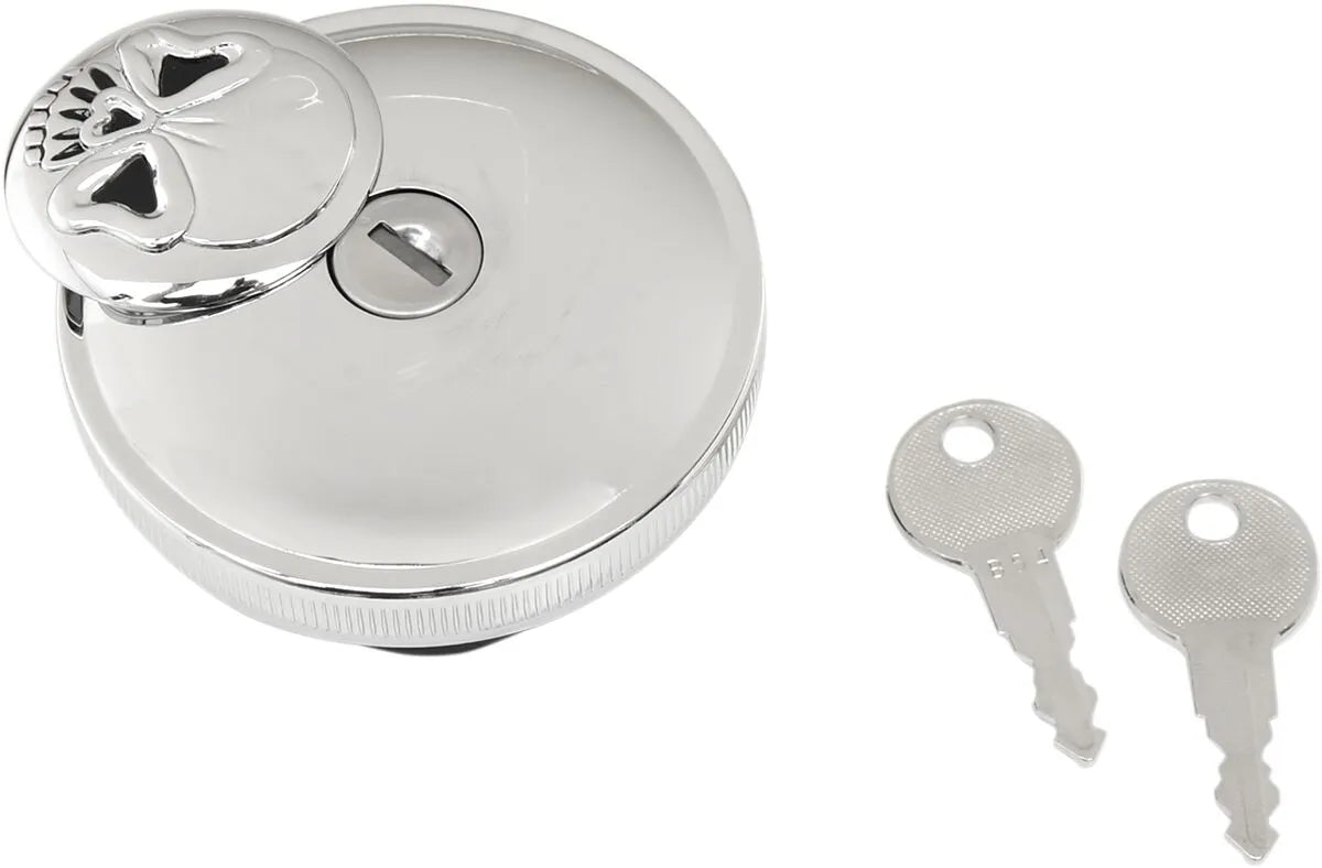 Drag Specialties Locking Skull Gas Cap