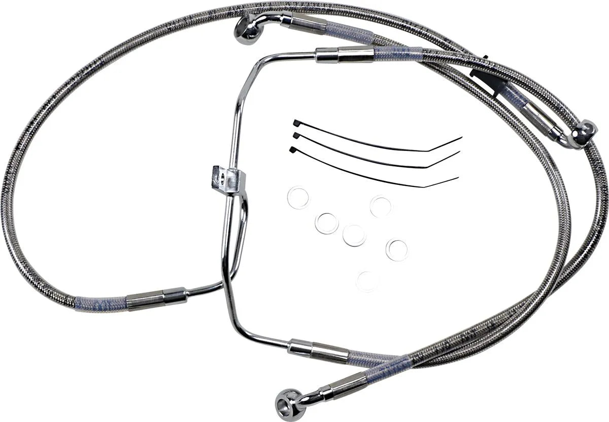 Drag Specialties Ekstra Lang Bremse Slange Kit Uden Abs