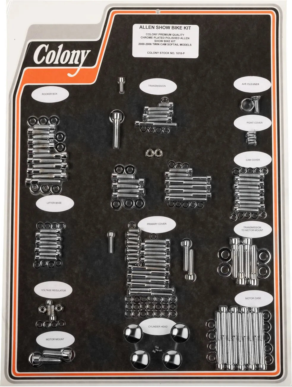 Colony Complete Motor Bolt Kit