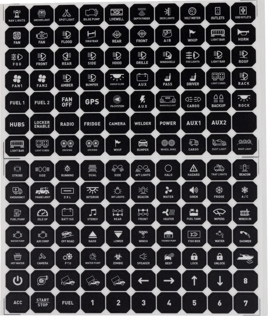 Moose Offroad Gang Switch Panel - 12v