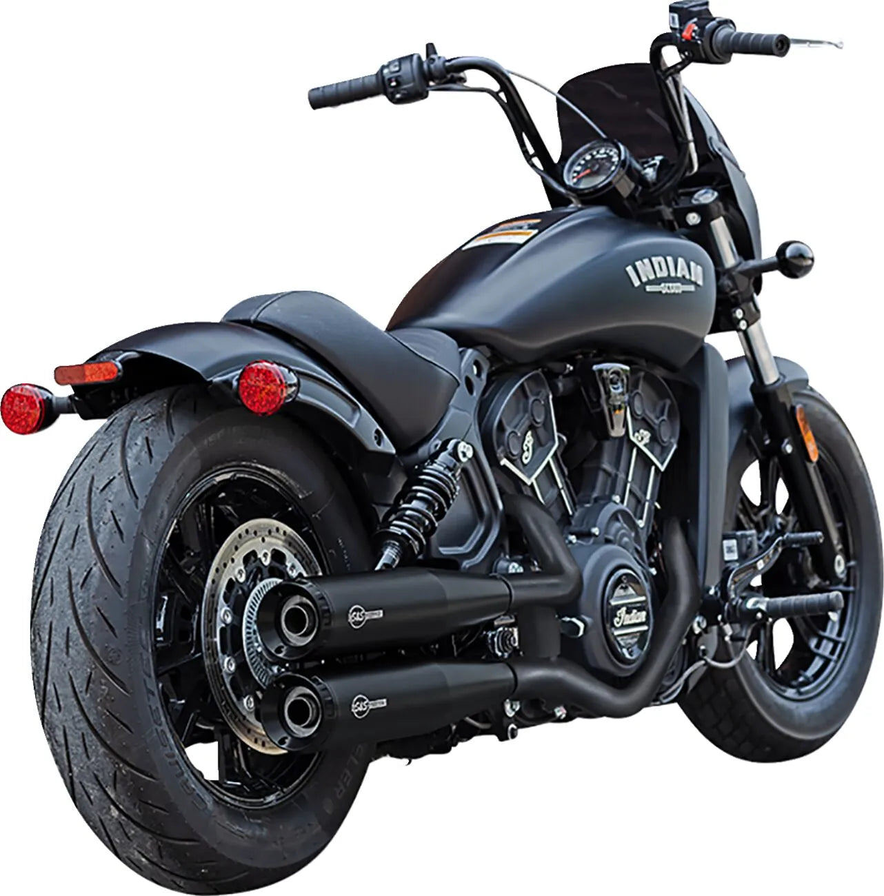 S&S Cycle Grand National Slip-on Lyddæmpere Til Indian Scout