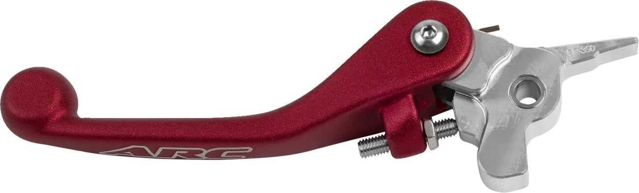 Arc Forged Clutch Lever - Red Polished Aluminum