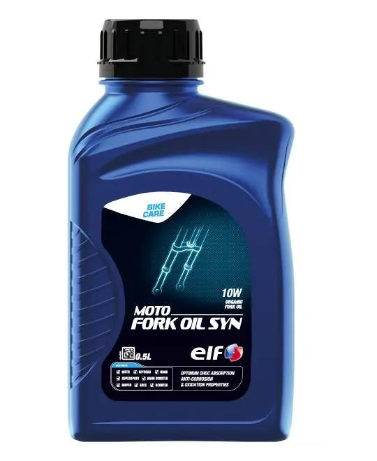 Elf Moto Fork Oil 10w Synthetic Suspension Fluid 500 ml