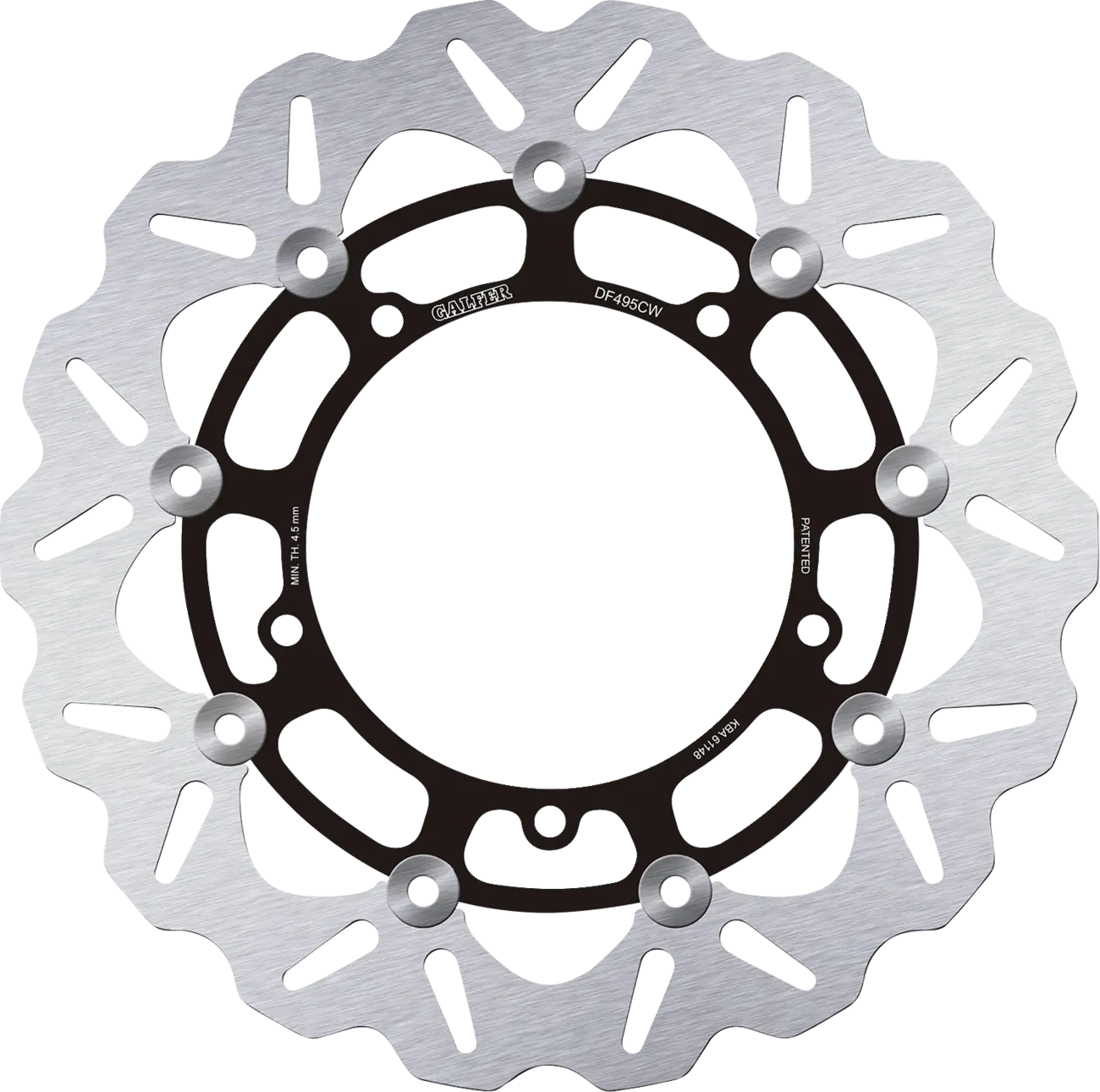 Galfer Brake Rotor For Motorcycle - High Carbon Stainless Steel - Front