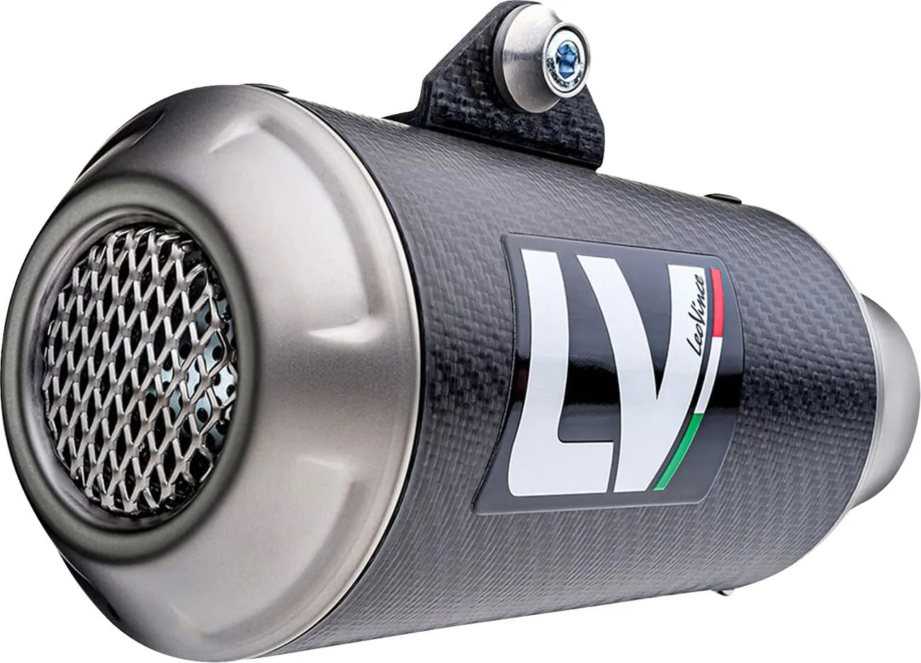 Leovince Lv-10 Slip-on Muffler With Carbon Fiber