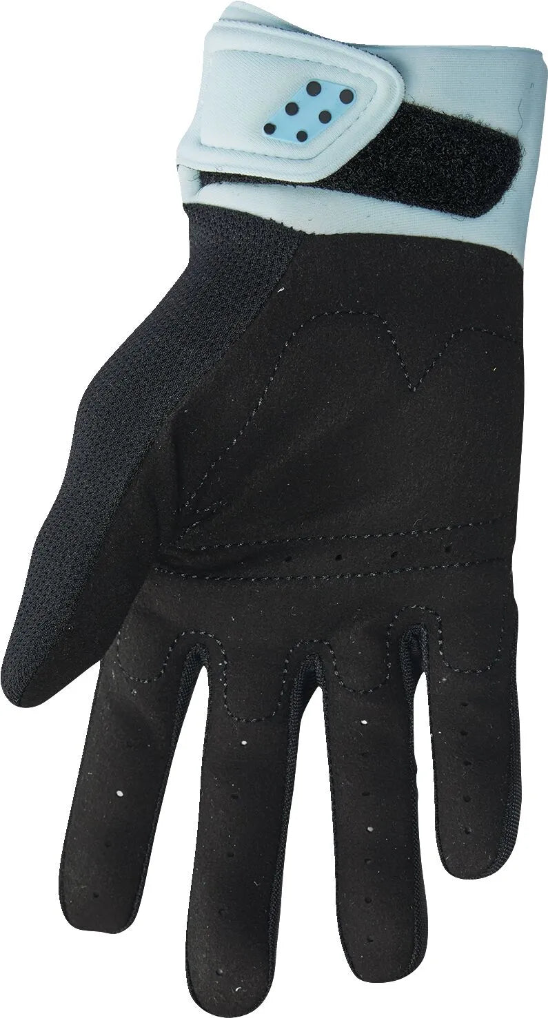 Thor Women's Spectrum Mx Gloves - Black/Mint/Light Blue