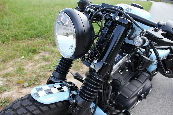 Cult Werk Fork Covers For Motorcycle Forks - Gloss Black