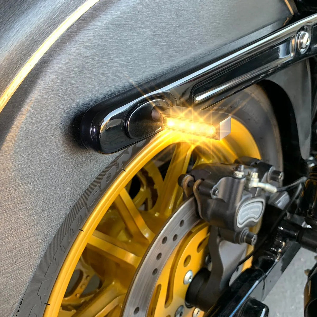 Heinz Bikes Blokk-line Led Turn Signal - Black