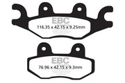 Ebc R Series Heavy Duty Sintered Bremseklodser - Foran