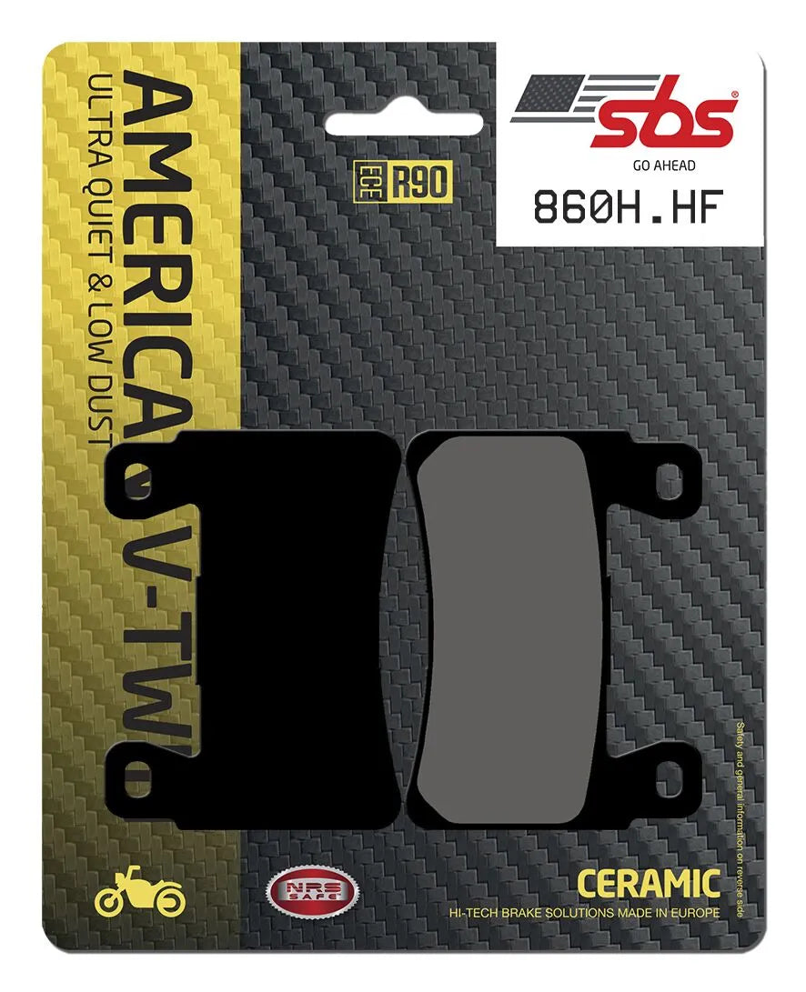 Sbs Hhf Street Ceramic Organic Bremseklodser - Foran