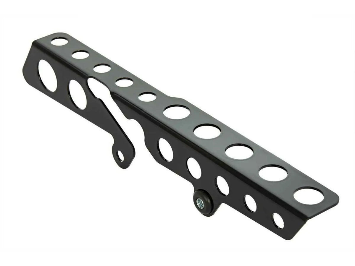 Rick's Motorcycles Gloss Black Round Hole Belt Guard for Softail