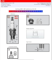 Champion L78c Spark Plug - Non-resistor Type