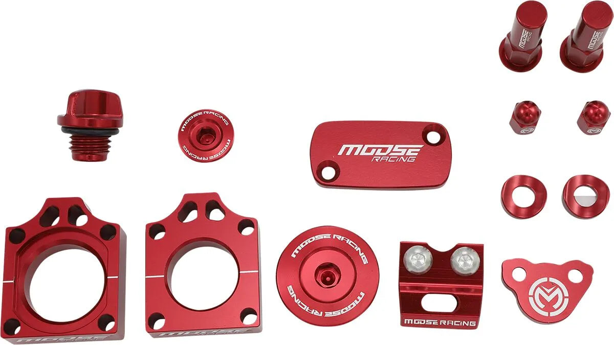 Moose Offroad Red Anodized Bling Kit