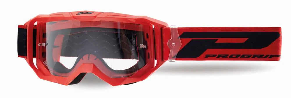 Pro Grip 3300 Vision Go Goggles Red Matt/Clear