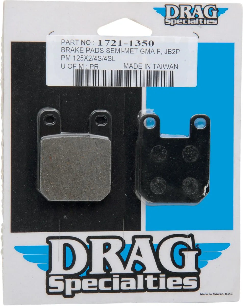 Drag Specialties Sintrede Bremseklodser - Overlegen Bremsekraft - For og Bag