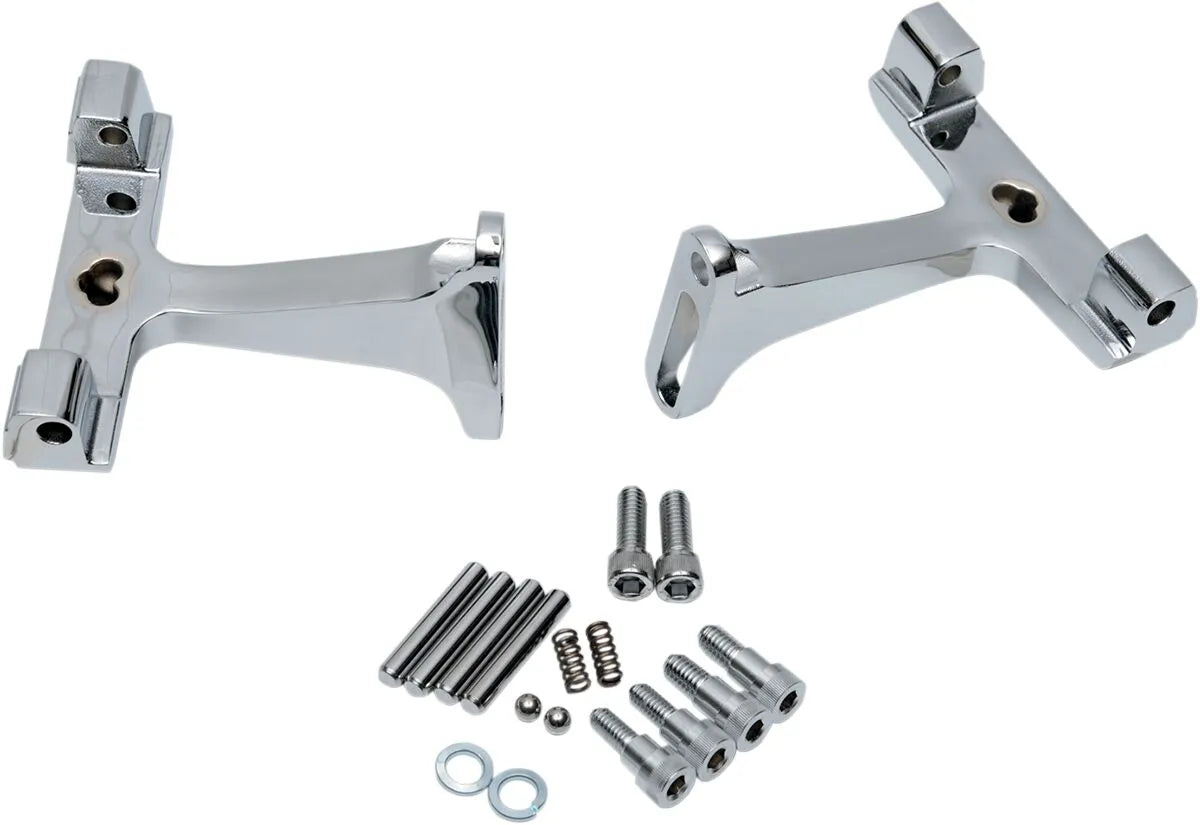 Drag Specialties Passenger Floorboard Mounts - Chrome