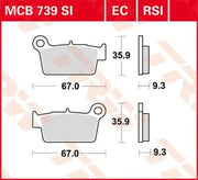 Trw Ec Series Ceramic Brake Pads For Motorcycles
