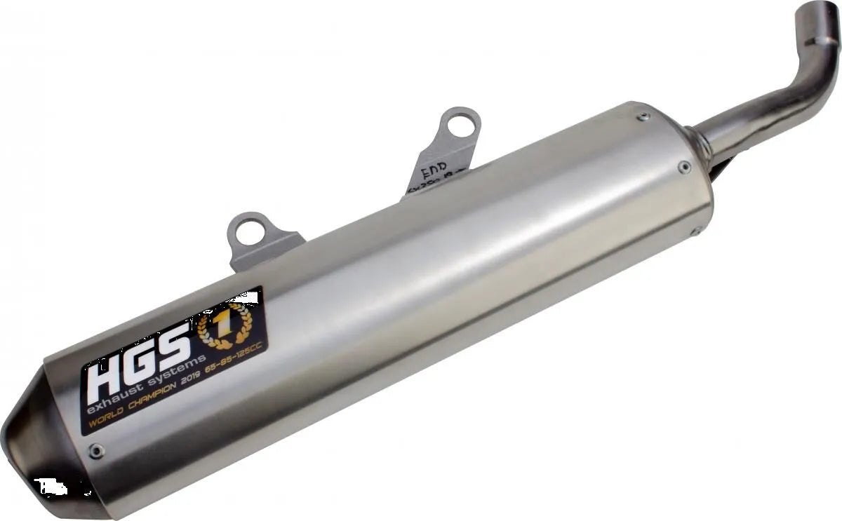 Hgs 2-stroke Silencer Aluminum Muffler With Steel End Cap