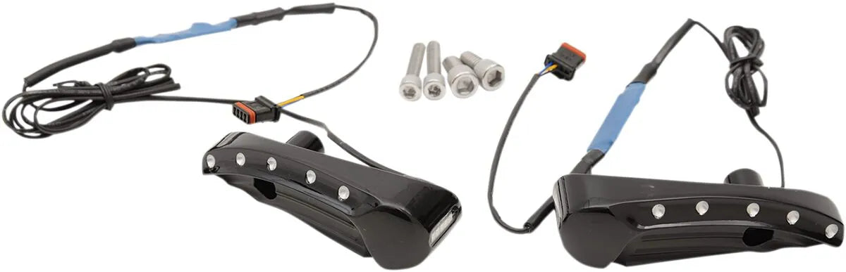 Covingtons Led Turn Signals - Black Billet Aluminum