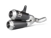 Akrapovic Slip-on Lyddæmper Street Forbedret Ydelse