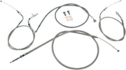 BARON Stainless Steel Handlebar Cable Kit for 12"-14" Handlebars
