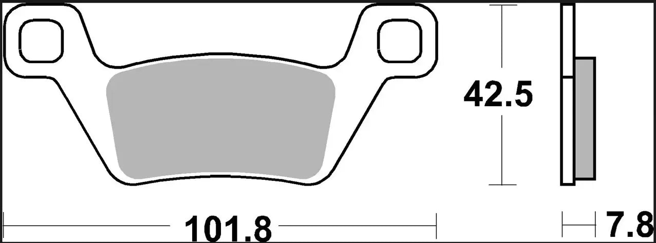 Brembo Sd Offroad Prime Line Sintered Metal Brake Pads