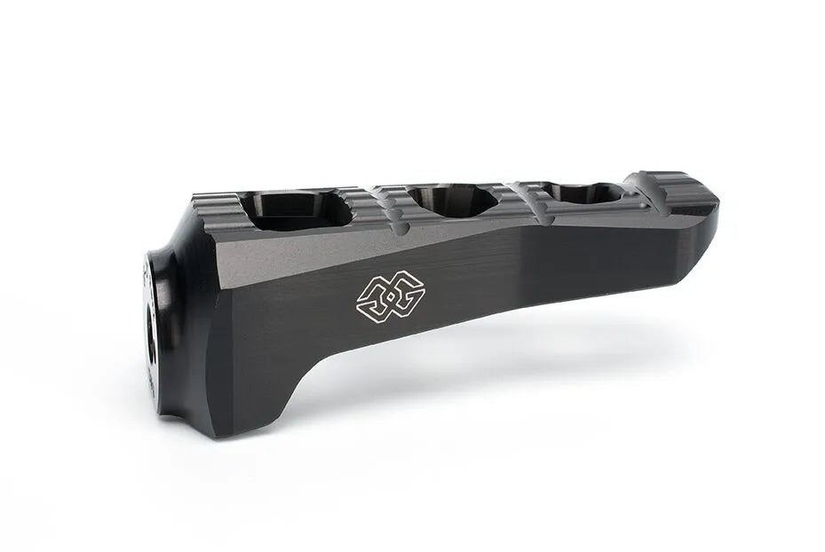 Gilles Tooling Footrest Kit - Black Aluminum