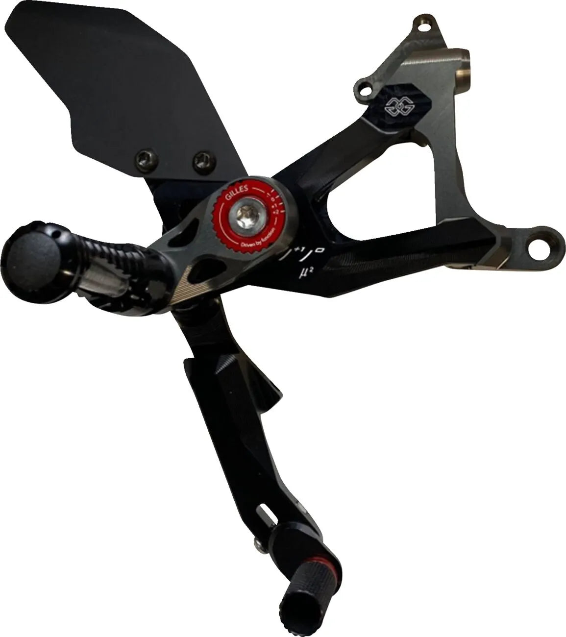 Gilles Tooling Mue2 Rearset - Black Anodized