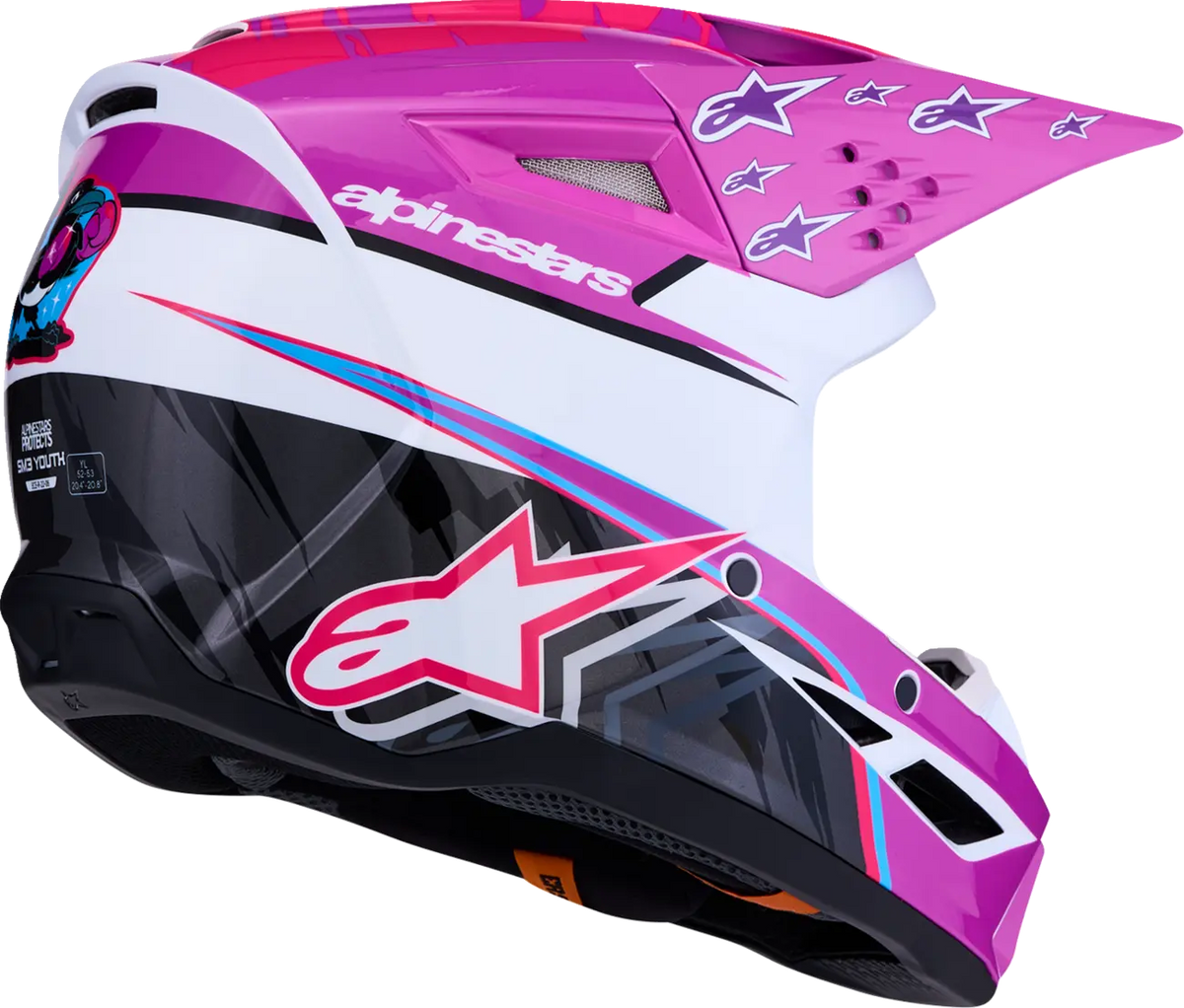 Alpinestars SM3 Falcon Youth Helmet Yellow