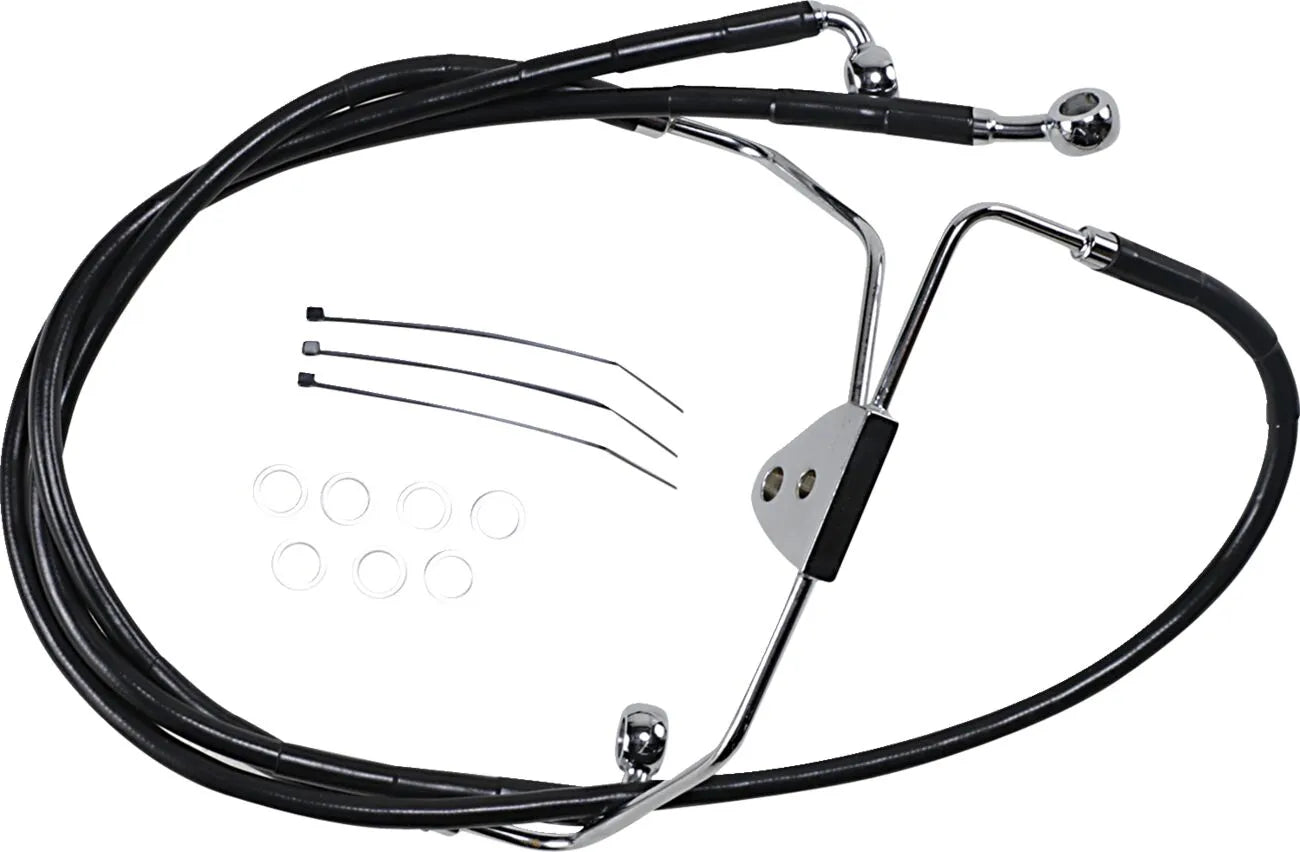 Drag Specialties Forlænget Bremse Slange Kit Til Front