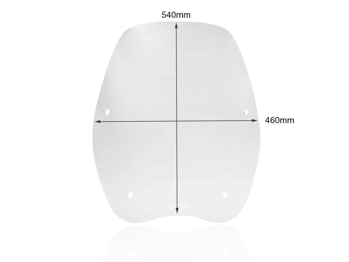 Wrs Scooter Windscreen - Clear Pmma Plexiglass