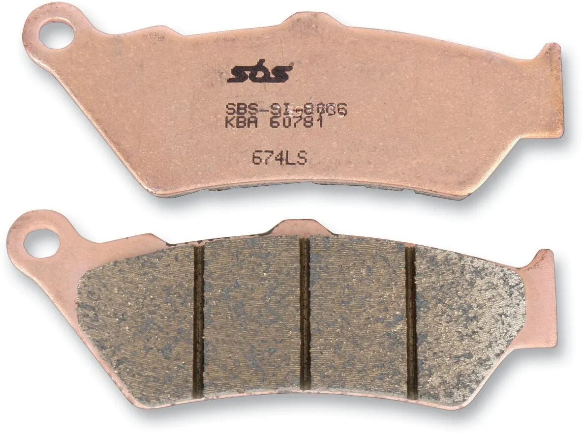 SBS LS Street Excel Sintrede Bag Bremseklodser - For & Bag