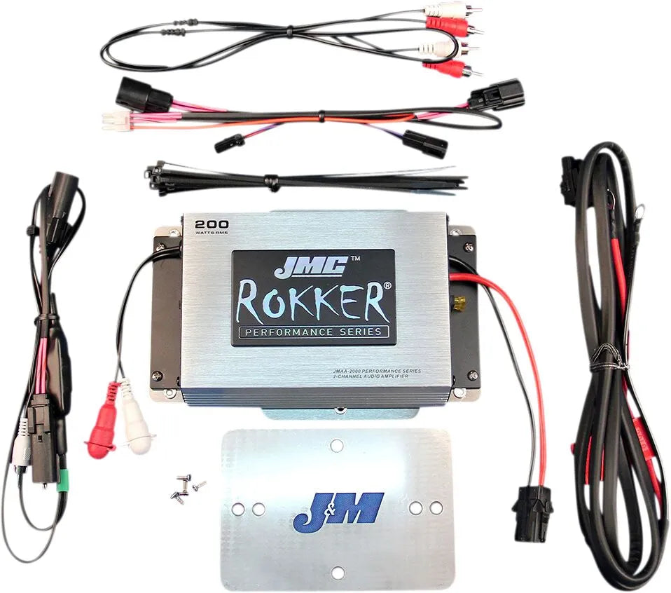 J & M Rokker® 200w 2-channel Amplifier Kit