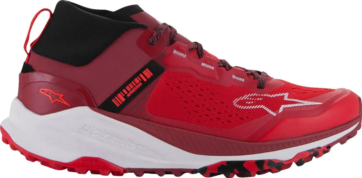 Alpinestars Meta XR V2 Shoes Brown Dark Red White