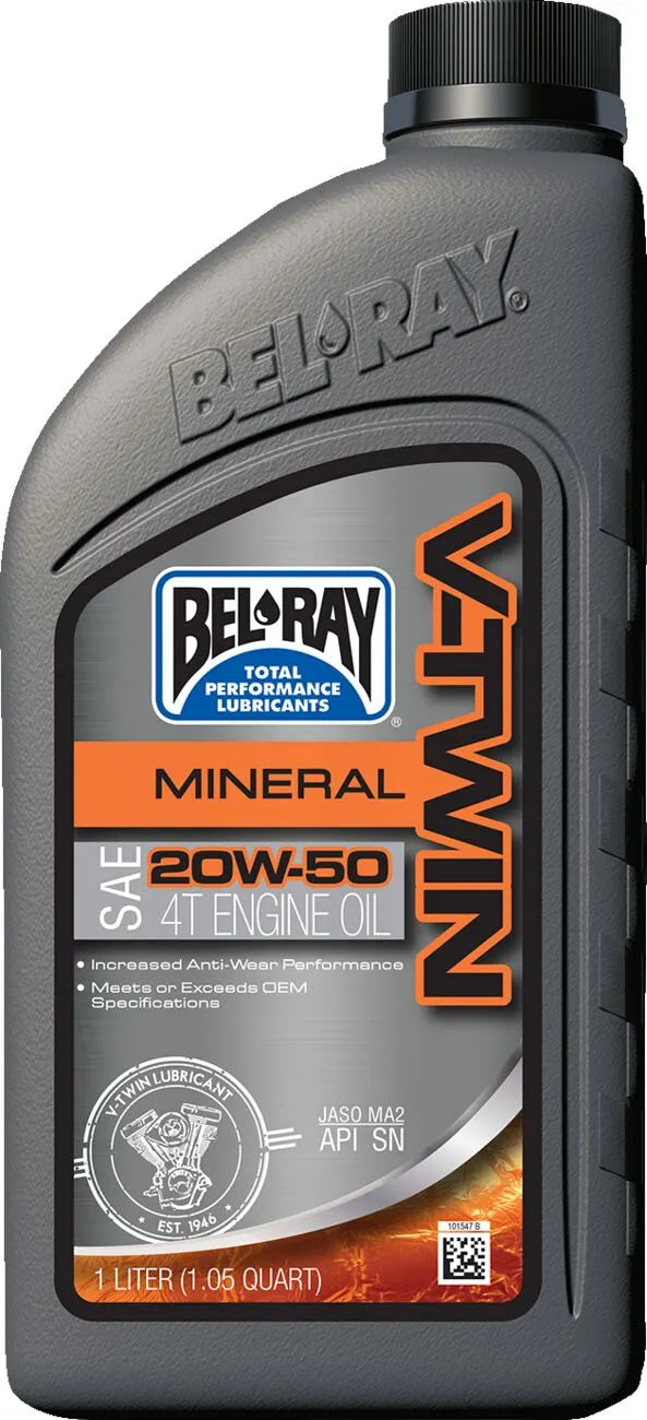 Bel-ray V-twin Mineral 4-stroke Engine Oil 1 liter