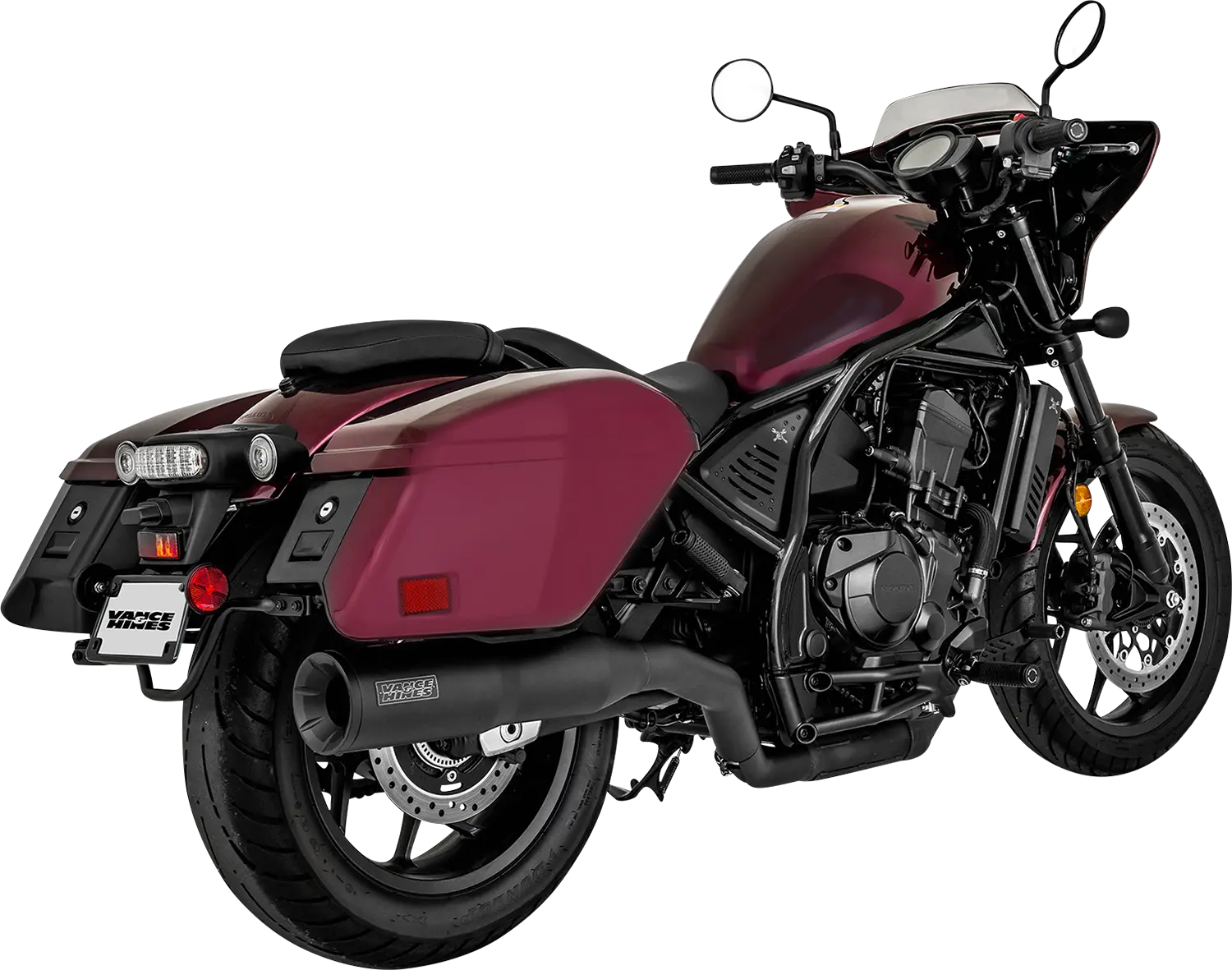 Vance & Hines Hi-output Slip-on Lyddæmper i sort