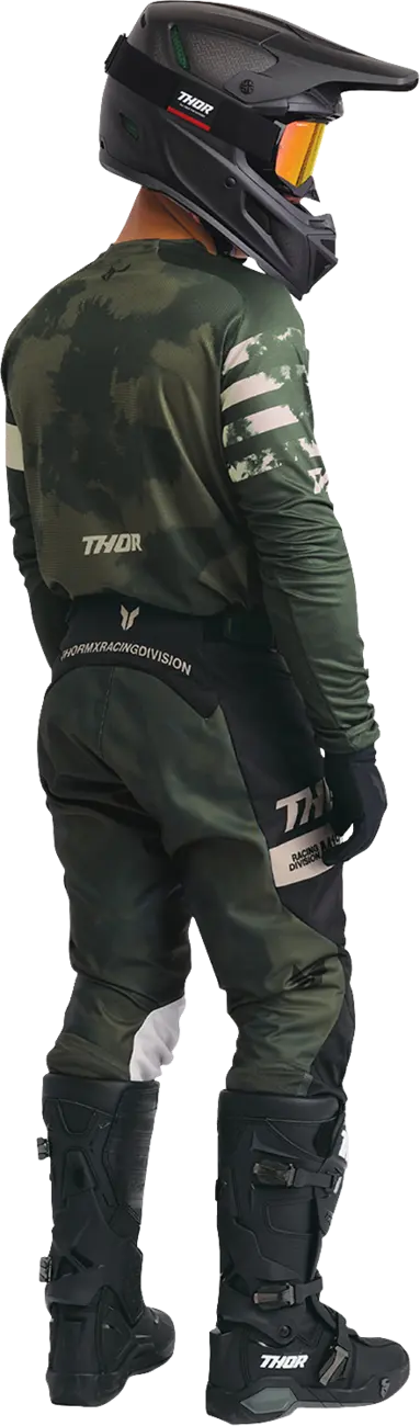 Thor Launchmode Bleach Pants - Black/Camo Green/Khaki