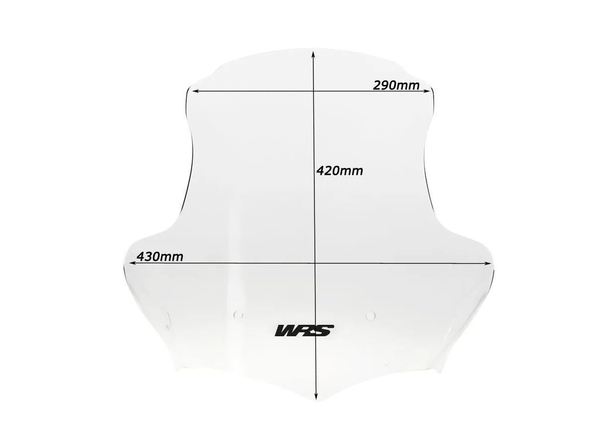 Wrs Windscreen - Enhanced Rider Protection