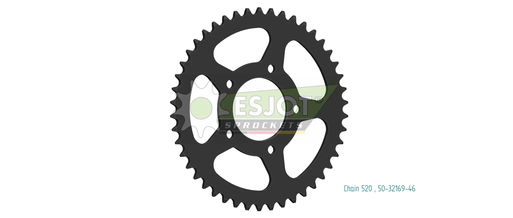 Esjot 520 Rear Sprocket - High-quality Steel